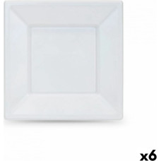 Algon Набор многоразовых тарелок Algon Белый Пластик 18 cm (6 штук)