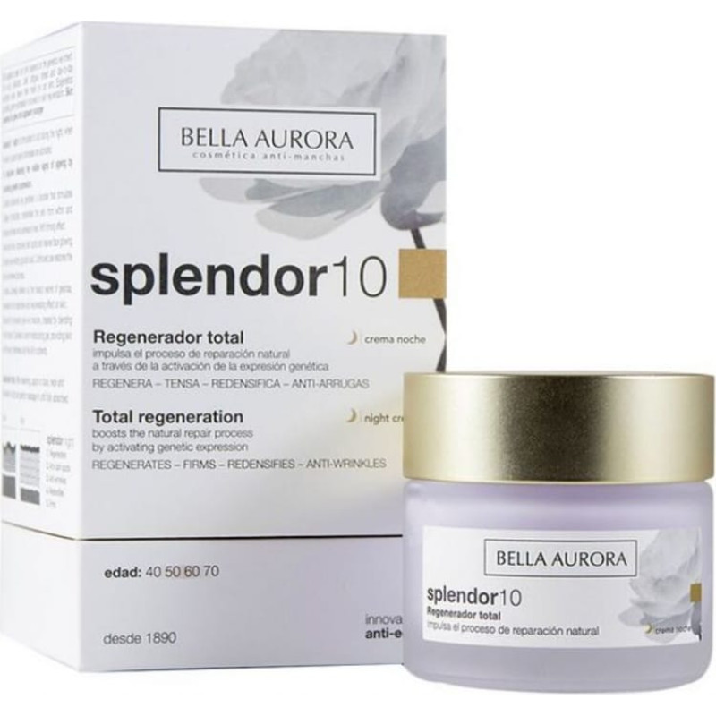 Bella Aurora Nakts krēms Splendor 10 Bella Aurora (50 ml) (50 ml)