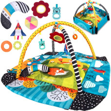 Ricokids Mata interaktywna edukacyjna 110 x 100 cm Lisek Ricokids