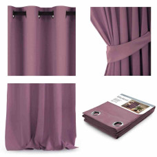 CURT/AH/BLACKOUT/EYELETS/MAUVE/140X270/1PC