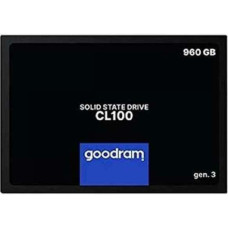 Goodram Cietais Disks GoodRam CL100 G3 SSD 460 MB/s-540 MB/s 960 GB SSD