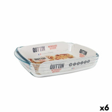 Quttin Форма для выпечки Quttin   1,9 L Cтекло Прямоугольный 28 x 19,9 x 5 cm (6 штук)