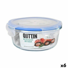 Quttin Hermētiska Pusdienu Kastīte Quttin Apaļa 650 ml ø 15,5 x 7,1 cm (6 gb.)