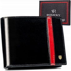 Rovicky Большой, элегантный мужской кошелек из натуральной кожи -