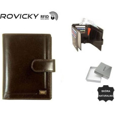 Rovicky PC-101L-BAR Кожаный RFID-кошелек