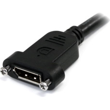 Startech Monitors Startech Cable de 91cm DisplayPort de Montaje en Panel - 4K x 2K - Cable DisplayPort 1.2 de Extensión de Vídeo Macho a