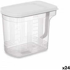 Kinvara Ledusskapja organizators Pelēks Caurspīdīgs Plastmasa 2,5 L 20,5 x 17 x 13 cm (24 gb.)