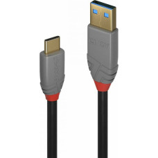 Lindy Кабель USB A — USB C LINDY 36911 Чёрный Антрацитный