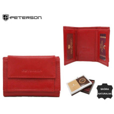 Peterson Кошелек женский кожаный PTN RD-240-GCL RED