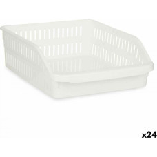 Kinvara Ledusskapja organizators Balts Plastmasa 26 x 9,3 x 30,5 cm (24 gb.)