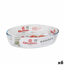 Quttin Форма для выпечки Quttin   1,8 L Cтекло Овальный 26,2 x 17,8 x 6,1 cm (6 штук)