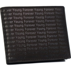 Forever Young Кожаный кошелек, украшенный монограммой -