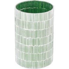Svečturis Zaļš Stikls Cements 13 x 13 x 20 cm