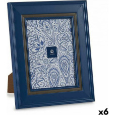 Gift Decor Фото рамка 23 x 28 x 2 cm Стеклянный Синий Пластик (6 штук)