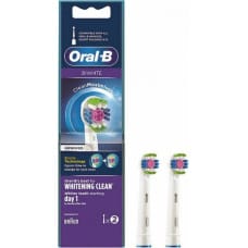 Oral-B Aizvietojama Galviņa 3D White Whitening Clean Oral-B 109143005 (2 pcs) Balts 2 gb.