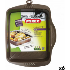 Pyrex Krāsns Trauks Pyrex Asimetria Taisnstūra Metāls 30 x 24 cm 6 gb.