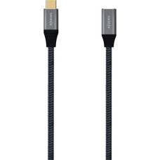 Aisens USB-C Kabelis Aisens A107-0635 Pelēks 1 m