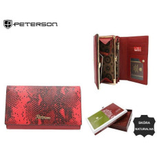 Peterson Портмоне кожаное ПТН СМ-466 Красный
