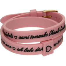 Il Mezzometro Женские браслеты il mezzometro I LOVE YOU GOLD - BRACCIALE IN SILICONE/SILICONE BRACELET