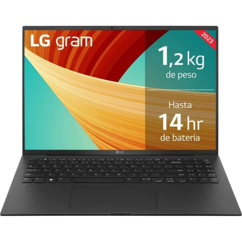 LG Piezīmju Grāmatiņa LG Gram 16Z90R-E.AD75B Spāņu Qwerty 32 GB RAM Intel Core i7-1360P 512 GB SSD 16