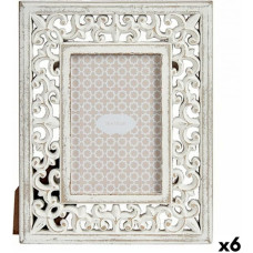 Gift Decor Фото рамка Белый Деревянный MDF 19,6 x 24,5 x 1 cm (6 штук)