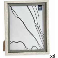 Gift Decor Фото рамка 24 x 2 x 29 cm Стеклянный Серый Деревянный Коричневый Пластик (6 штук)