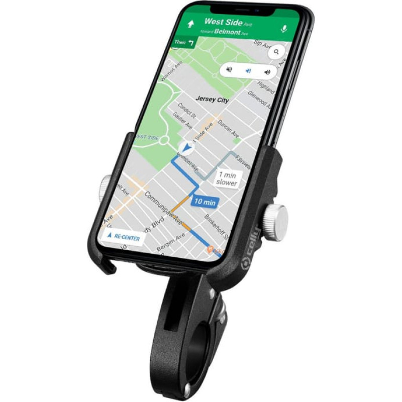 Celly Mobilā Telefona turētājs Velosipēdam Celly ARMORBIKEBK Melns Metāls