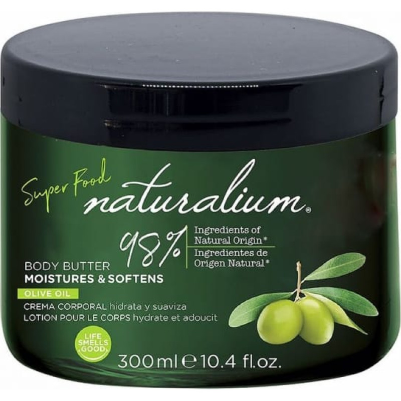 Naturalium Mitrinošs ķermeņa krēms Naturalium Olīveļļa 300 ml