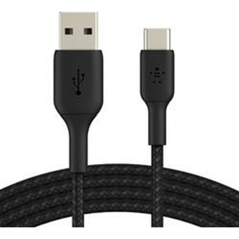 Belkin USB A uz USB C Kabelis Belkin CAB002BT2MBK 2 m Melns