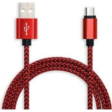 Wirboo Универсальный кабель USB-MicroUSB Wirboo W606 Красный 2,5 m