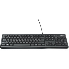 Logitech Klaviatūra Logitech Keyboard K120 for Business Melns Balts Angļu