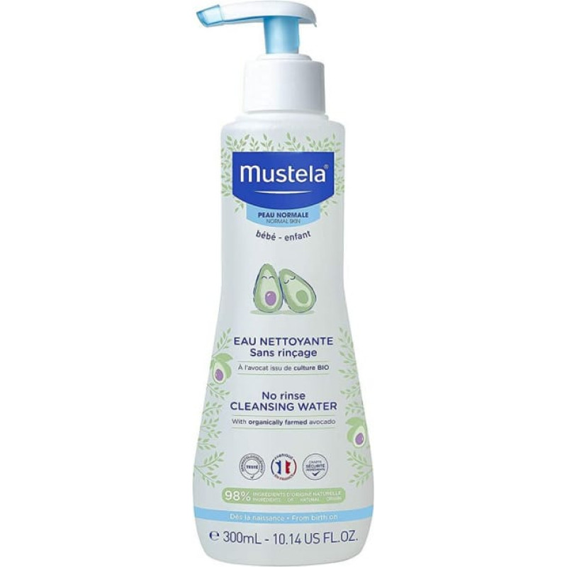 Mustela Neizskalojams Zīdaiņu Micelārais Ūdens Mustela   Avokado 300 ml