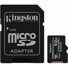Kingston Mikro SD Atmiņas karte ar Adapteri Kingston SDCS2 512GB