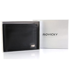 Rovicky Мужской кожаный кошелек RFID Protect -
