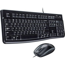 Logitech Klaviatūra un Optiskā Datorpele Logitech Desktop MK120 1000 dpi USB