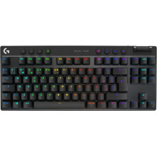 Logitech Klaviatūra Logitech G PRO X TKL LIGHTSPEED Spāņu Qwerty Melns