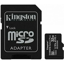 Kingston Mikro SD Atmiņas karte ar Adapteri Kingston Canvas Select Plus 32GB