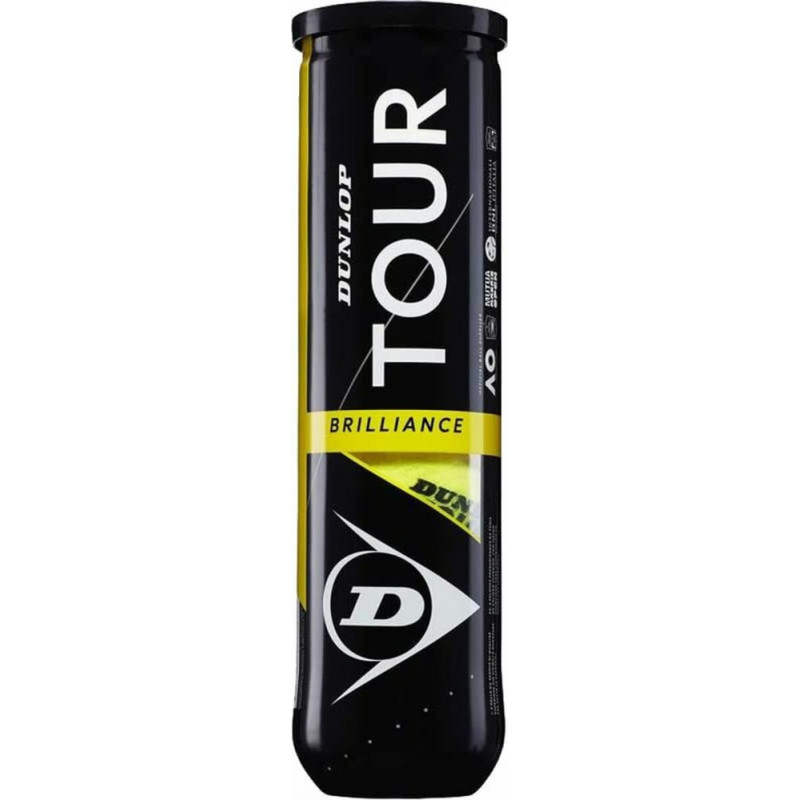 Dunlop tenisa bumbiņas Dunlop Tour Brillance Dzeltens Melns