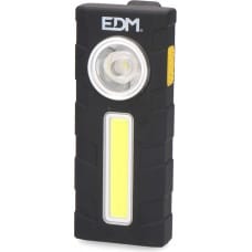 EDM Baterija LED EDM Flakons Melns 320 Lm