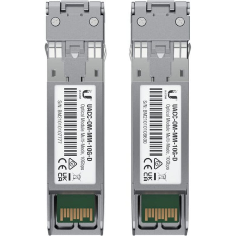 Ubiquiti SFP MultiMode Šķiedru Modulis UBIQUITI UACC-OM-MM-10G-D-2