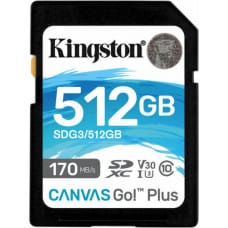Kingston Mikro SD Atmiņas karte ar Adapteri Kingston SDG3/512GB