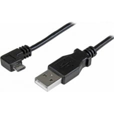 Startech USB to mikro USB kabelis Startech USBAUB2MRA           (2 m) Melns