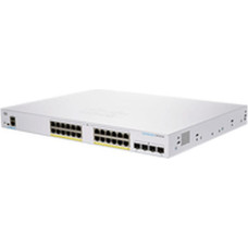 Cisco Переключатель CISCO CBS350-24P-4X-EU Белый 195 W