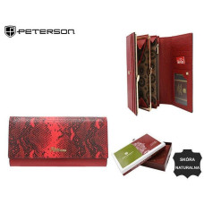 Peterson Портмоне кожаное ПТН СМ-467 Красный
