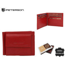 Peterson Кошелек женский кожаный PTN RD-250-GCL RED