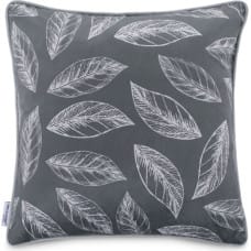 Ameliahome CUS/AH/VELVET/CALM/FILL/CHARCOAL/PIPING/45X45