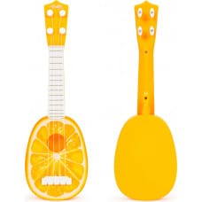 Ukuleles ģitāra bērniem, četras stīgas, oranža