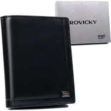 Rovicky Кожаный мужской кошелек для карт -
