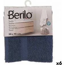 Berilo Vannas dvielis 50 x 0,5 x 90 cm Zils (6 gb.)