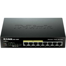 D-Link Переключатель D-Link DGS-1008P/E 16 Gbps